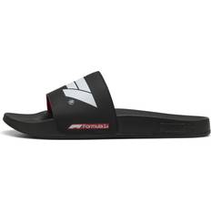 Genbrugsmaterialer - Unisex Badesandaler Puma Formula 1 Leadcat 2.0 Logo Slides Shoes - Black/White