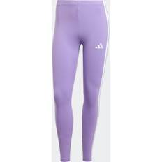 Adidas Lila Strumpbyxor & Stay-ups adidas Essentials 3-Streifen Cotton Leggings - Violett