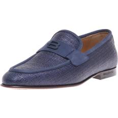 Herr - Nubuck Loafers Baldinini Raffia Blue Nubuck Loafer Skor Herr - Blue