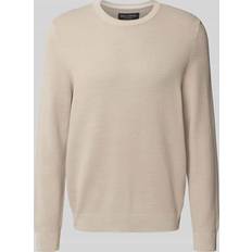 Marc O'Polo Sweatere Marc O'Polo Crewneck Cotton Slub Piqué Struct Mand Dapple - Gray