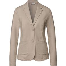 Bomull Kavajer Street One Basic Blazer Damen - Beige