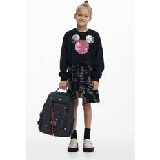 Desigual Klänningar Desigual Klänning Mickey - Rosa/Svart/Vit
