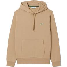 Lacoste Brun Sweatere Lacoste Camel Logo Cotton Hoodie - Beige