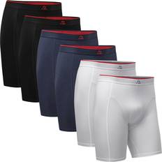 Bamboo Trunks Extra Long Boksershorts - Black/Navy/White