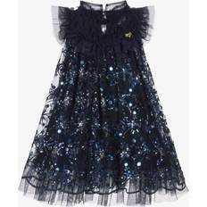 Long Sleeves Dresses Angel's Face Girls Navy Blue Sequin Dress