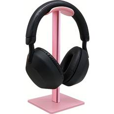 Temu Headphone Stand With Pink Aluminum