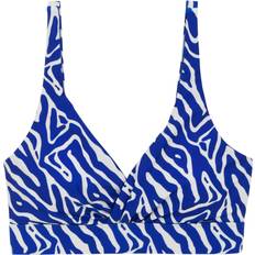 Polyester Bikini Tops Regatta Paloma Abstract Bikini Top - Brightest Blue