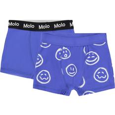 Molo Boxershorts Molo Justin 2-Pak Boxershorts Moon Moods Blue 122 128 cm - Unisex