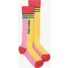 Bobo Choses Underkläder Bobo Choses Girls Colourblock Knee High Socks - Pink/Yellow