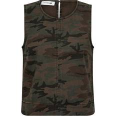 Camouflage Toppe Co'Couture Camoucc Denim Top T-Shirts - Grøn