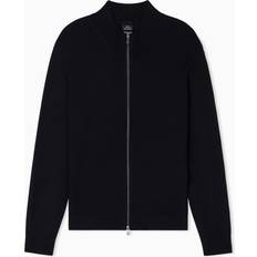 Herre - Viskose Trøjer Armani Exchange Cardigan Uld Moderne Uld - Sort