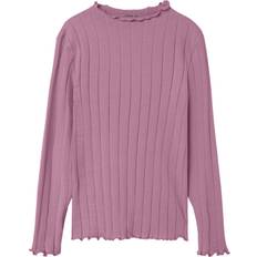 Lilla Bluser & Tunikaer Børnetøj Name It Bluse Noline Ls Slim Top Bluse - Lysviolet