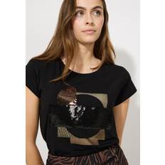 T-shirt Brons/Guld/Svart