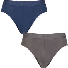 Sloggi Blå Underbukser Sloggi Slip Base Midi Briefs - Navy/Stone/Khaki
