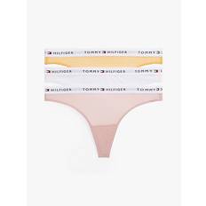 Stribede Trusser Tommy Hilfiger Thong Essential Underwear - Koralle/Rosa/Schwarz/Weiß