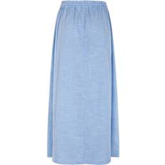 Ekologiska - Herr Kjolar Soft Rebels Ebbi Midi Skirt Nederdel - Vista Blue