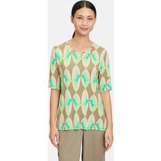 Betty Barclay Dame T-shirts Betty Barclay Grafisk Print Basic T-shirt Uld - Lysegrøn