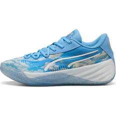 Puma Voksen Sportssko Puma All-Pro Nitro Dennis Schroder Basketball Shoes - Light Blue/White