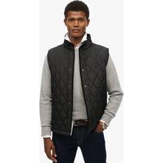 Superdry Herr Västar Superdry Herren Gesteppte Estate Weste - Black