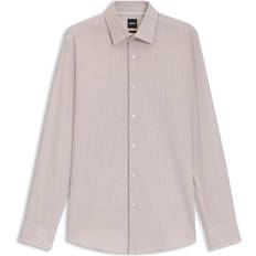 Beige - Fitness & Gym Shirts Boss Black H-Hank-Kent C1-214 - Beige