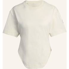 adidas Stella McCartney Sportswear Curved Hem T-Shirt - Almond Milk