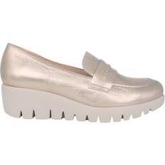 Wonders Sandaler med hæl Wonders Uld Guld Dames Loafer Ringe - Grå
