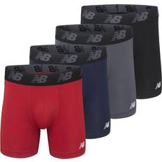New Balance Men Men's Underwear New Balance Performance No Fly Boxer Brief 4 Pack - Pigment