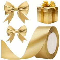 Shein Champagne Gold Satin Ribbon 1.57 Inches
