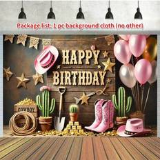 Western Cowboy Themed Rustic Photography Backdrop