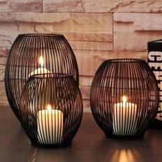 Shein Iron Modern Black Stand Candle Holder