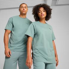 Unisex - Återvunnet material T-shirts Puma Elevated Tee Unisex Clothing - Green Moon