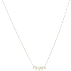 White Gold Necklaces Adina Eden 14K Diamond Necklace - Lab-Grown