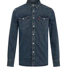 Levi's Herre Overdele Levi's Barstow Western Standard Shirt - Dark Blue