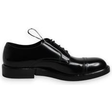 Lack Derby Dolce & Gabbana Patent Leather Derby Lace Up Formal Dress Shoes Black