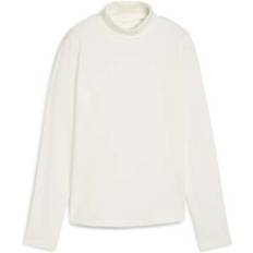 Hvid - Træningstøj Skjorter Puma Charlotte Modalon Long Sleeve Golf Top - Warm White