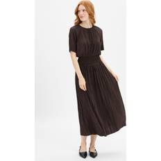 Samsøe Samsøe Klänningar Samsøe Samsøe Samse Kleid Sauma Midikleid Damen - Braun