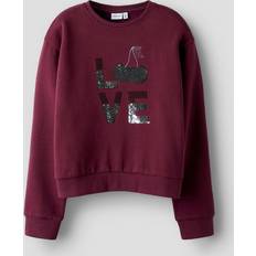 Lilla Sweatshirts Name It Økologisk Bomuld Sweatshirt