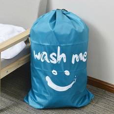 Tvättpåsar Temu Polyester Rectangular Laundry Bag - Black Teal