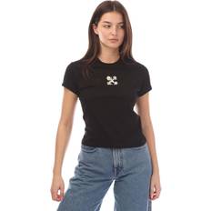 Off-White T-shirts Off-White Embroidered Flower T-shirt -