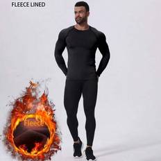 Shein Base Layers Shein Winter Fitness Outdoor Sports Thermal Set