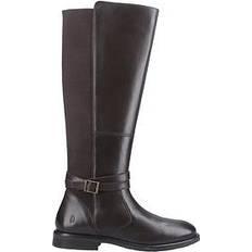 Adult High Boots Hush Puppies Victoria Leather Boots - Brown