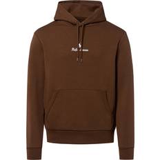 Polo Ralph Lauren Logo Double-Knit Hoodie - Branch Brown