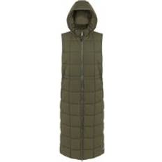 Sequins Outerwear Regatta Leandra Longline Gilet Vest - Dark Khaki