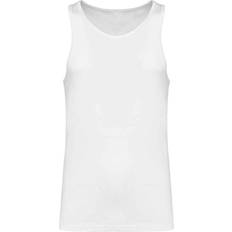 Mens Plain Eco Friendly Tank Top - White
