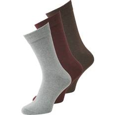 Jack & Jones Återvunnet material Underkläder Jack & Jones 3-Pack Sportstrumpa Jacordinary Brun/Ljusbrun/Grå
