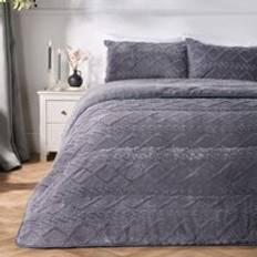 Textiles OHS Coverless Cable Knit 10.5 Tog Set Grey Duvet