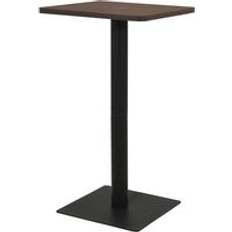 Outdoor Bistro Tables Berkfield Home Bistro Table Dark Ash 60x60x107 cm Black