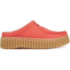 Suede Clogs Clarks Torhill Mule Coral Suede Mules - Pink