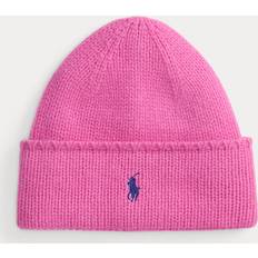 Polo Ralph Lauren Mössor Polo Ralph Lauren Logo Beanie Vinter Mössa Pony - Marinblå/Rosa