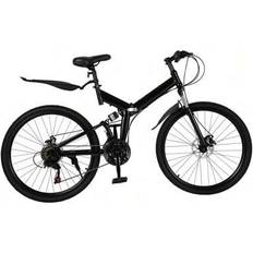 Adult Bikes Shein 26 Inch Carbon Steel Foldable Bike